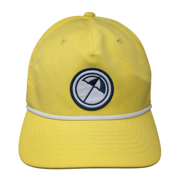 Arnold Palmer 5 Panel Cap Yellow One Size Adjustable 110 Flexfit Rope PUMA - Picture 1 of 10